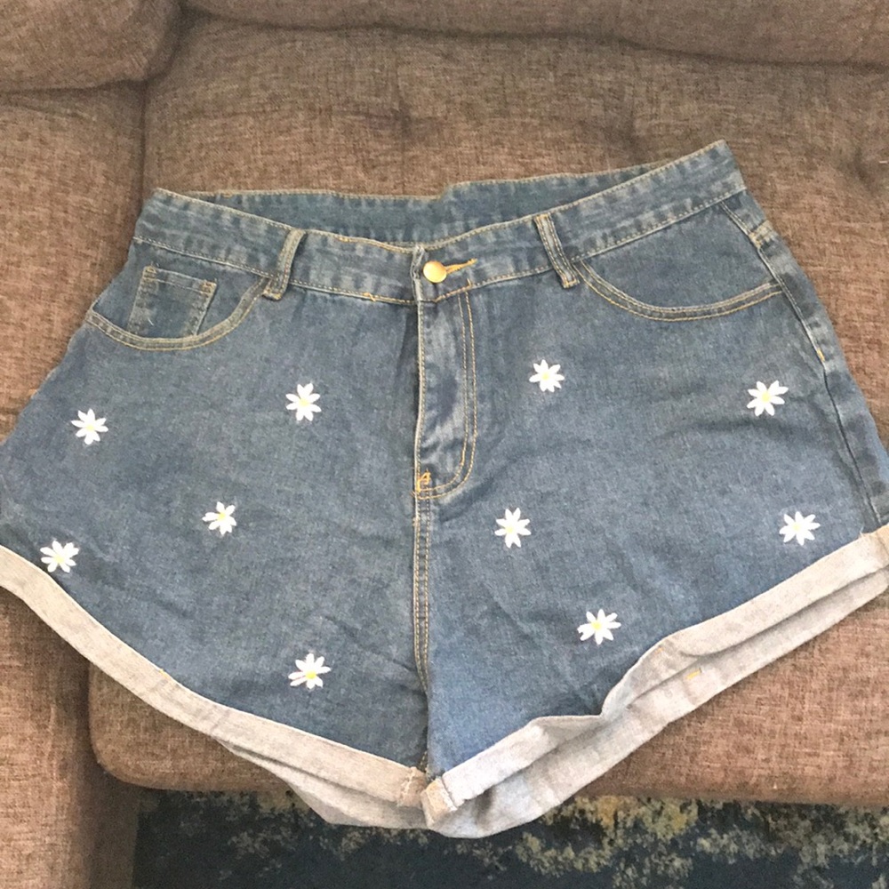 SHEIN Denim Shorts NEW 1XL